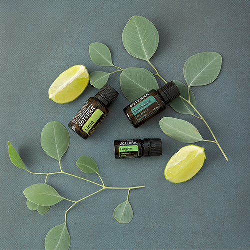 Forgive Lime Eucalyptus Essential Oils Bottle