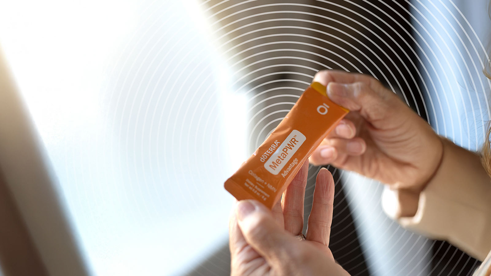 Someone holding MetaPower Advantage