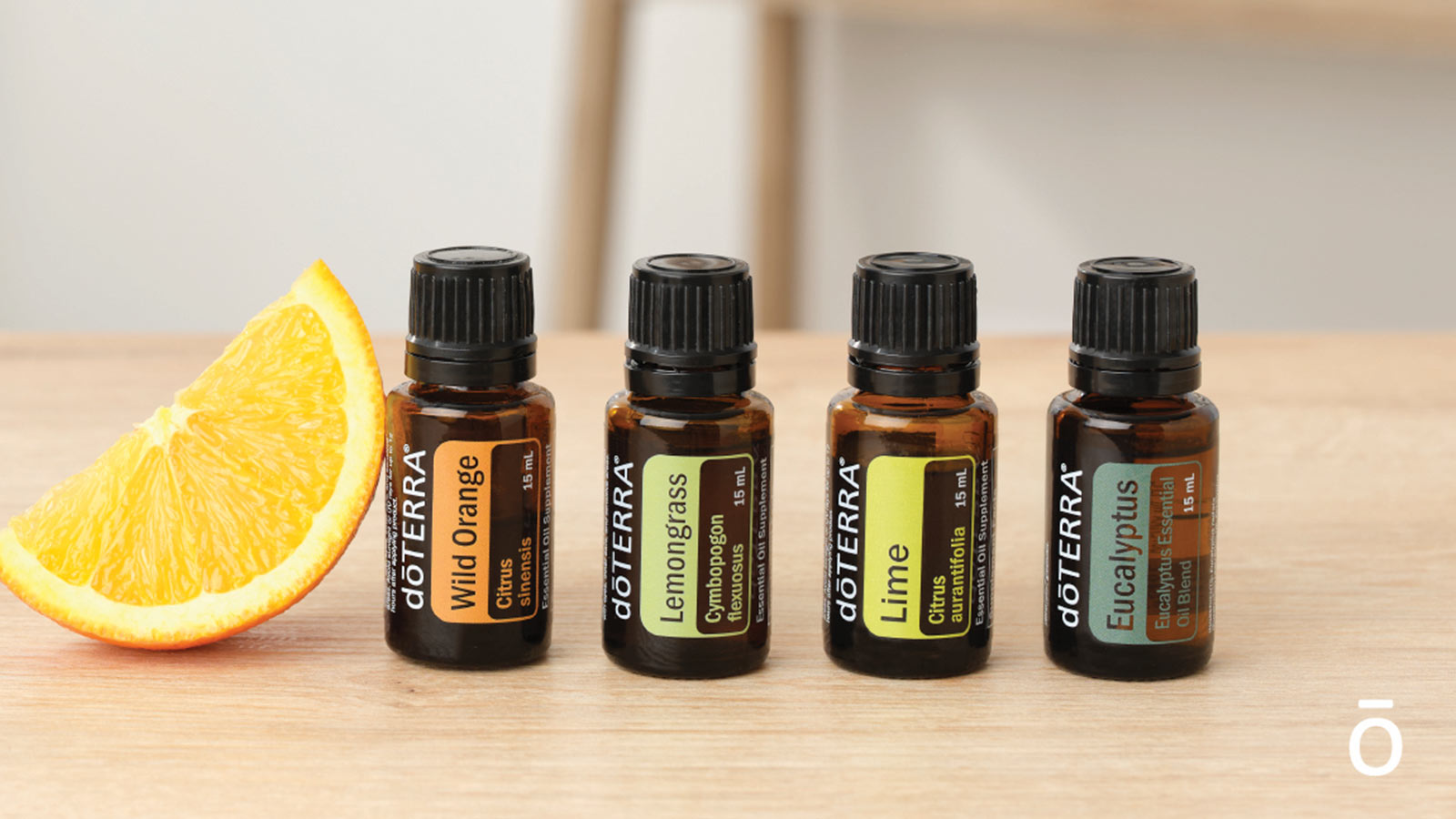 Wild Orange, Lemongrass, Lime, and Eucalyptus Essential Oils