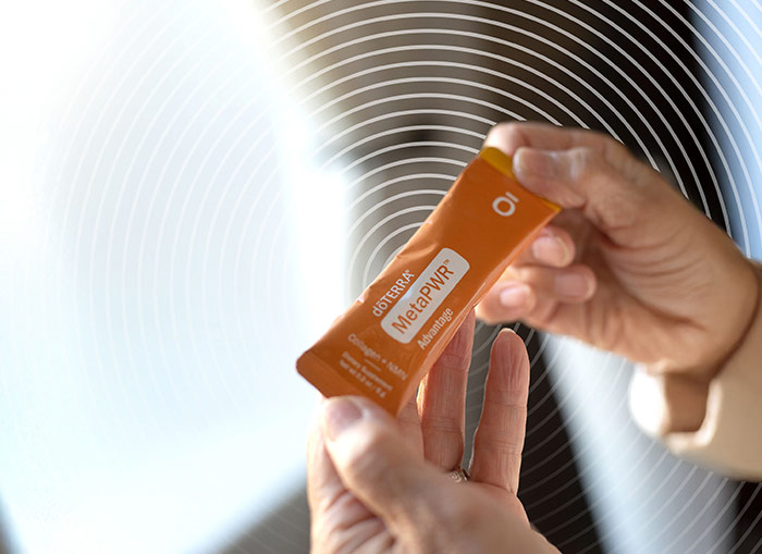 Someone holding MetaPower Advantage