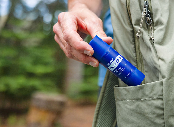 A man taking Deep Blue out of his pocket