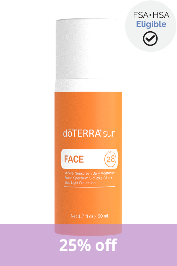 doTERRA sun Face Mineral Sunscreen Daily Moisturizer 