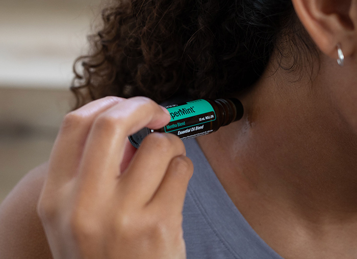 Woman using SuperMint Touch